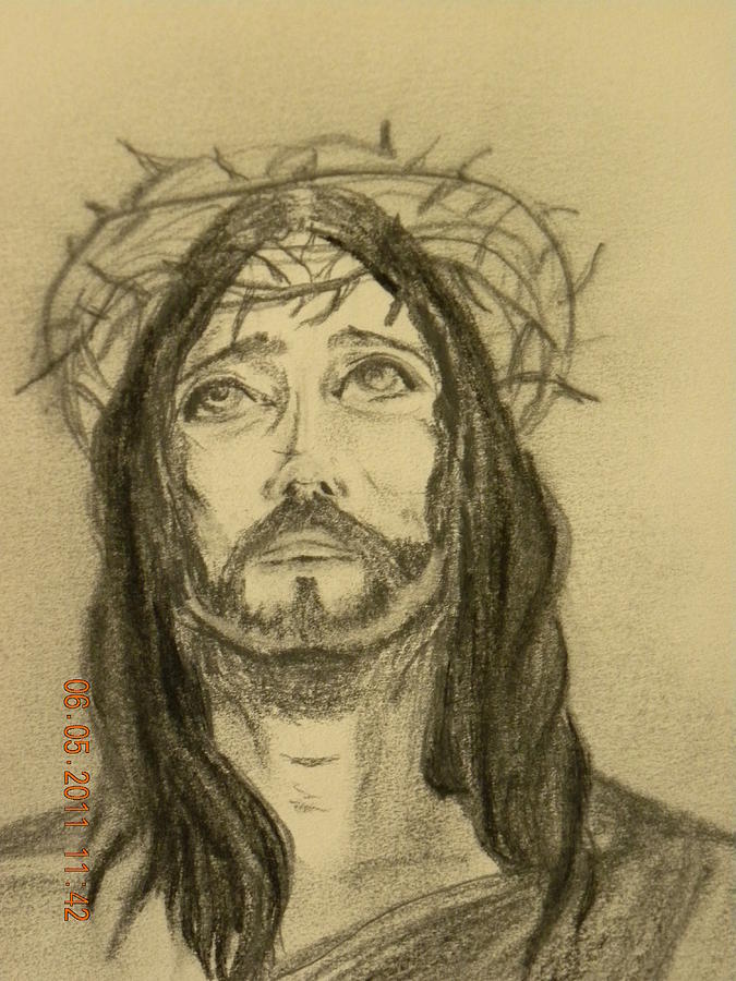 Jesus Christ Drawing by Hanna Laws - Fine Art America
