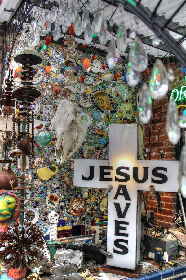 St. Louis Photograph - Jesus Saves #1 by Jane Linders