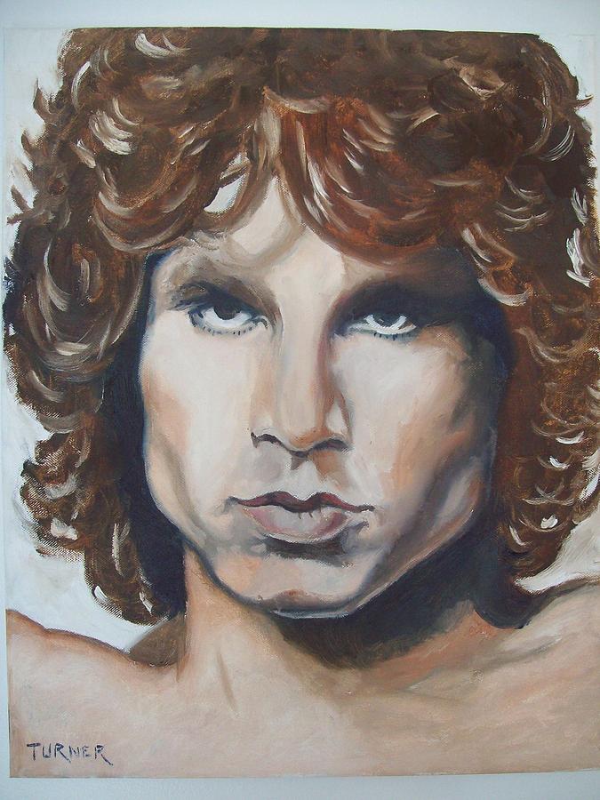 Jim Morrison Painting by Tim Turner - Fine Art America