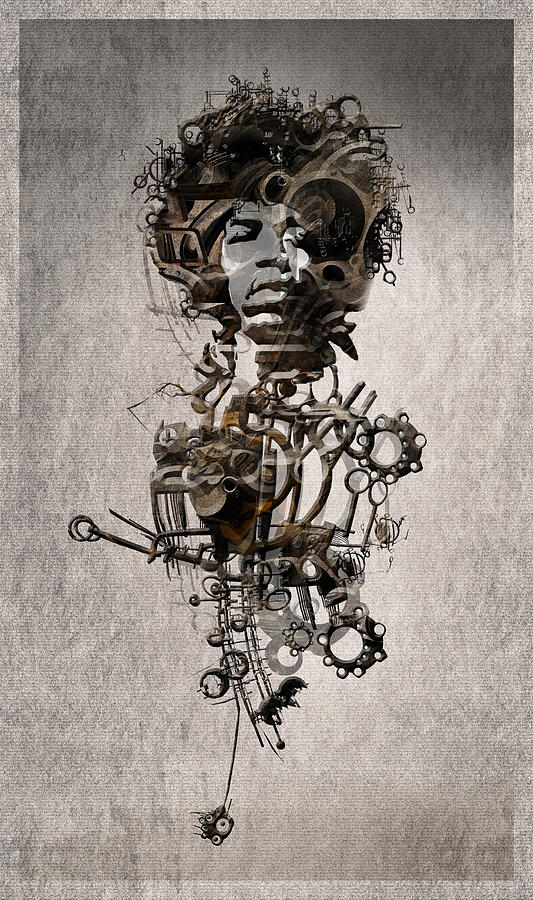 Jimi Hendrix #1 Digital Art by No Alphabet