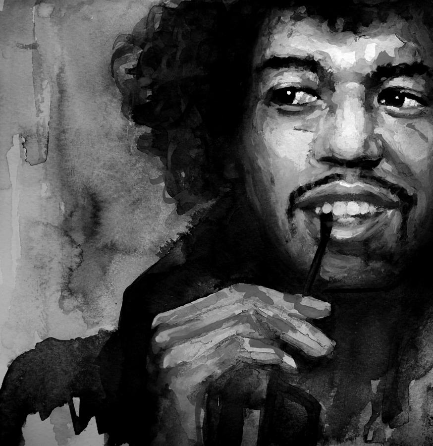 Jimi Hendrix #1 Painting by Laur Iduc