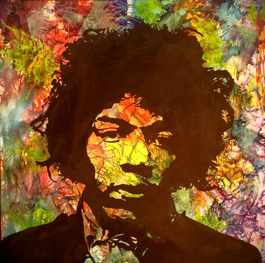 Jimi Hendrix Painting - Jimi #3 by Pasquale Di maso