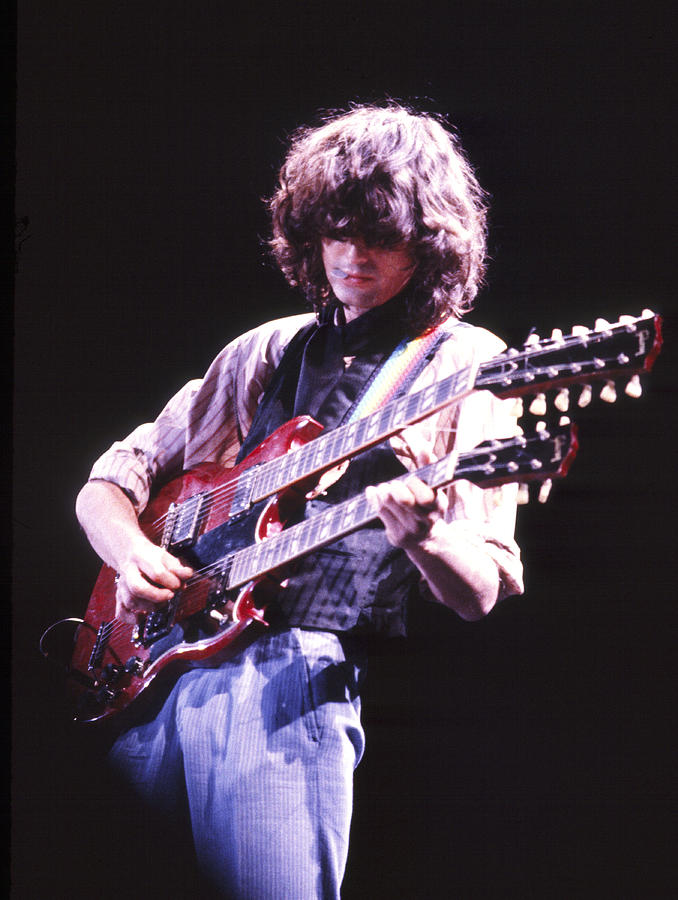 Jimmy Page 1983 #1 Photograph by Chris Walter