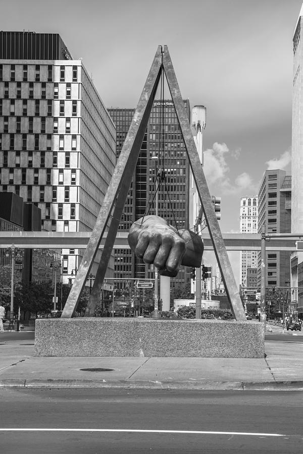 Joe Louis Fist Downtown Detroit  #1 Photograph by John McGraw