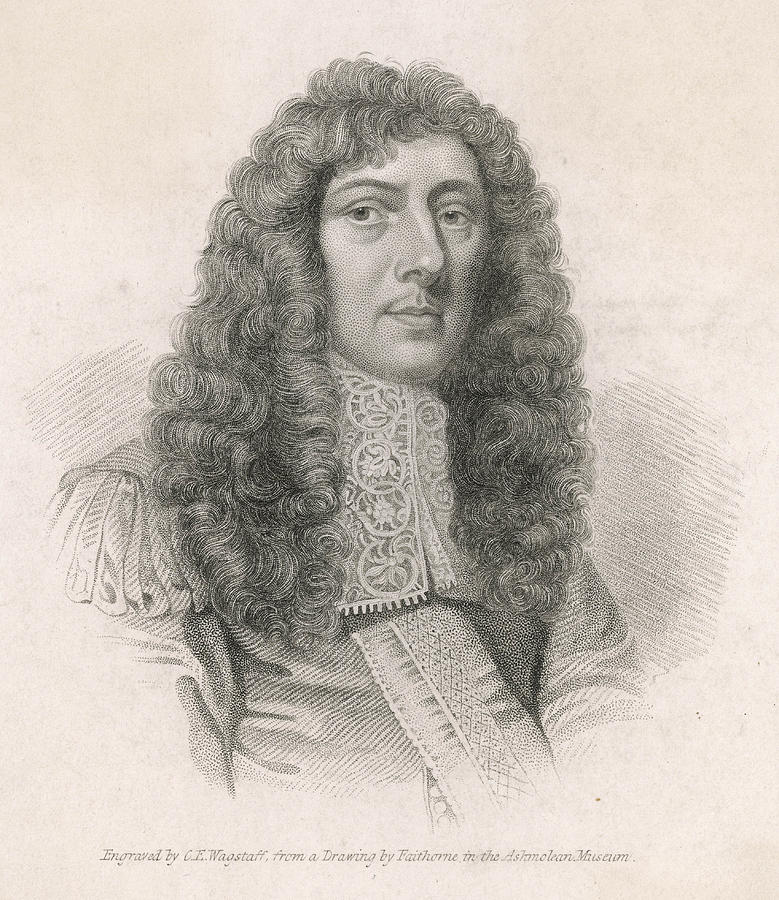 John Aubrey Writer And Antiquary Drawing by Mary Evans Picture Library ...