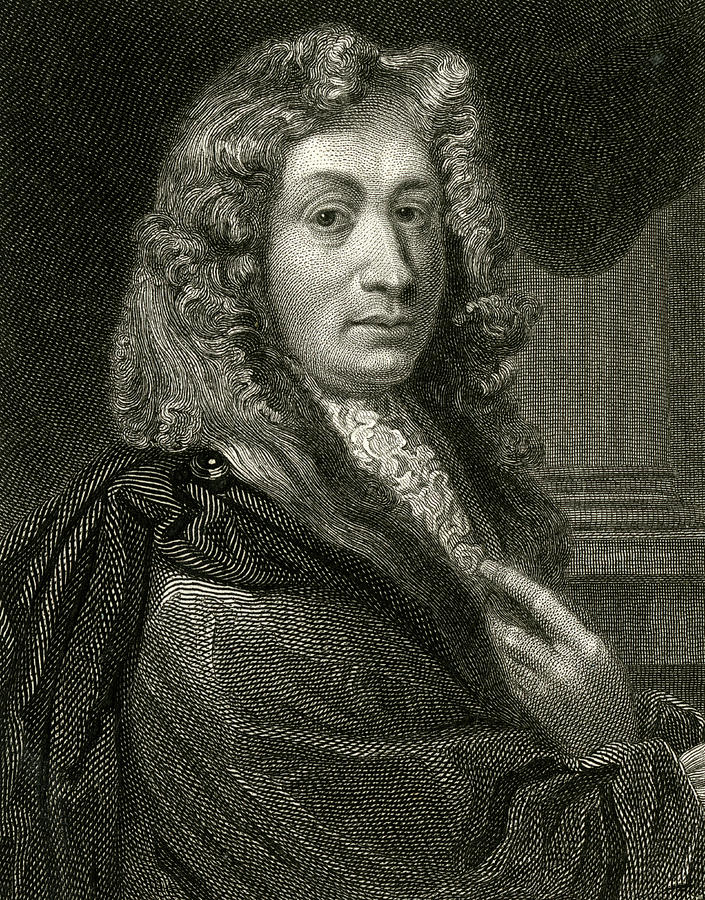 John Dryden The English Poet And Poet Drawing by Mary Evans Picture