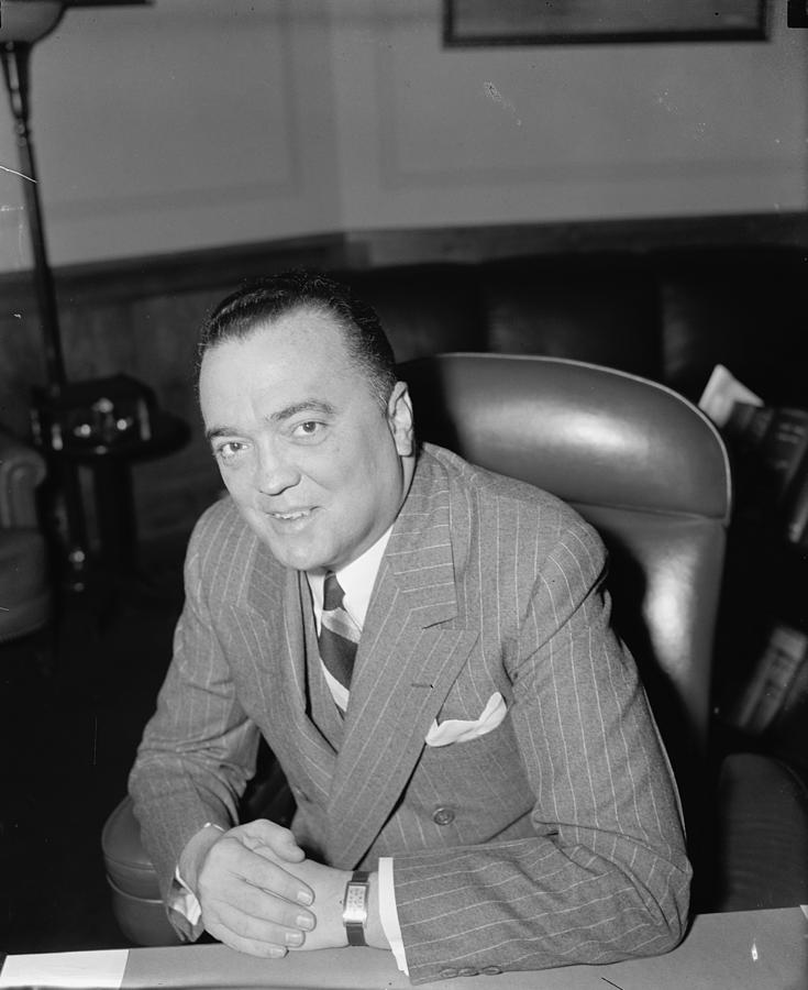 Portrait Photograph - John Edgar Hoover (1895-1972) #1 by Granger