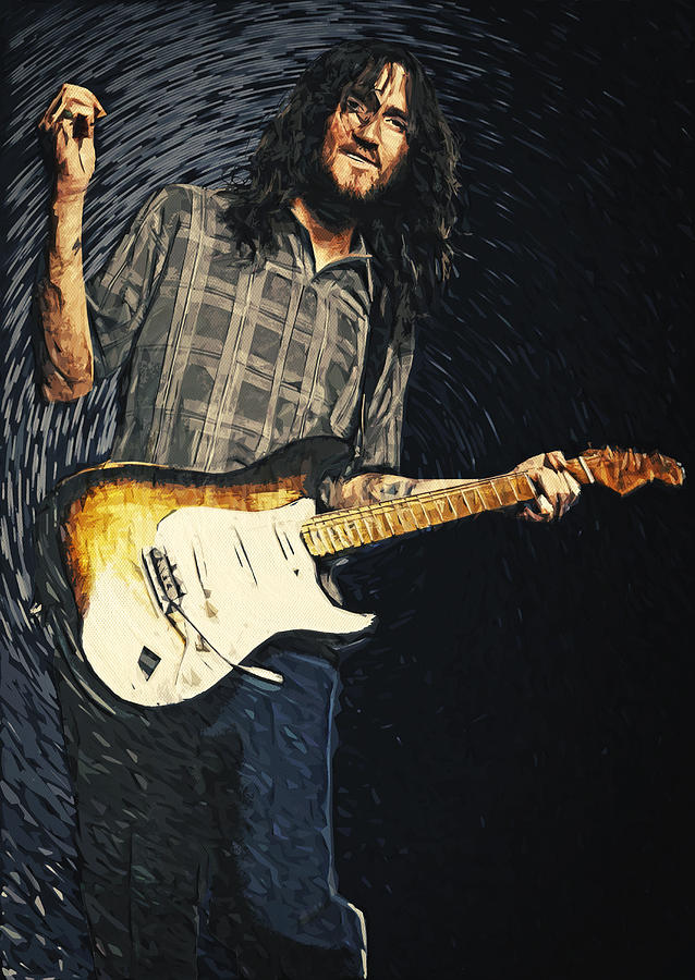 John Frusciante Digital Art by Taylan Soyturk