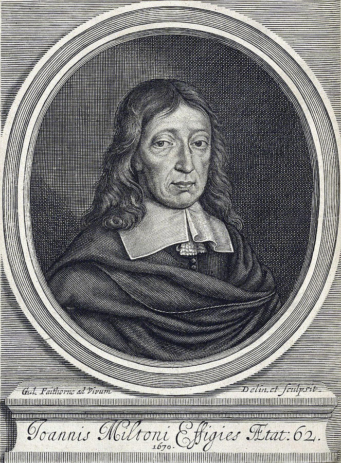 John Milton, English Poet #1 Photograph by Folger Shakespeare Library