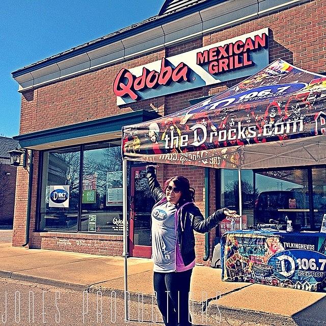 Qdoba Photograph - Join @1067thed And Tanner At #qdoba On #1 by Jim Jones