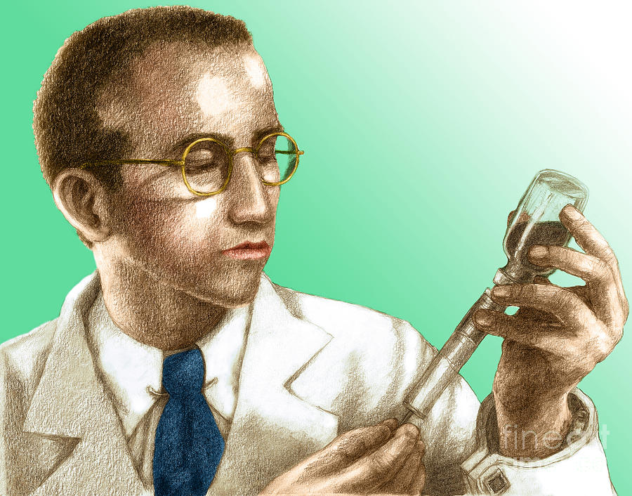 Jonas Salk, Microbiologist #2 Photograph by Spencer Sutton