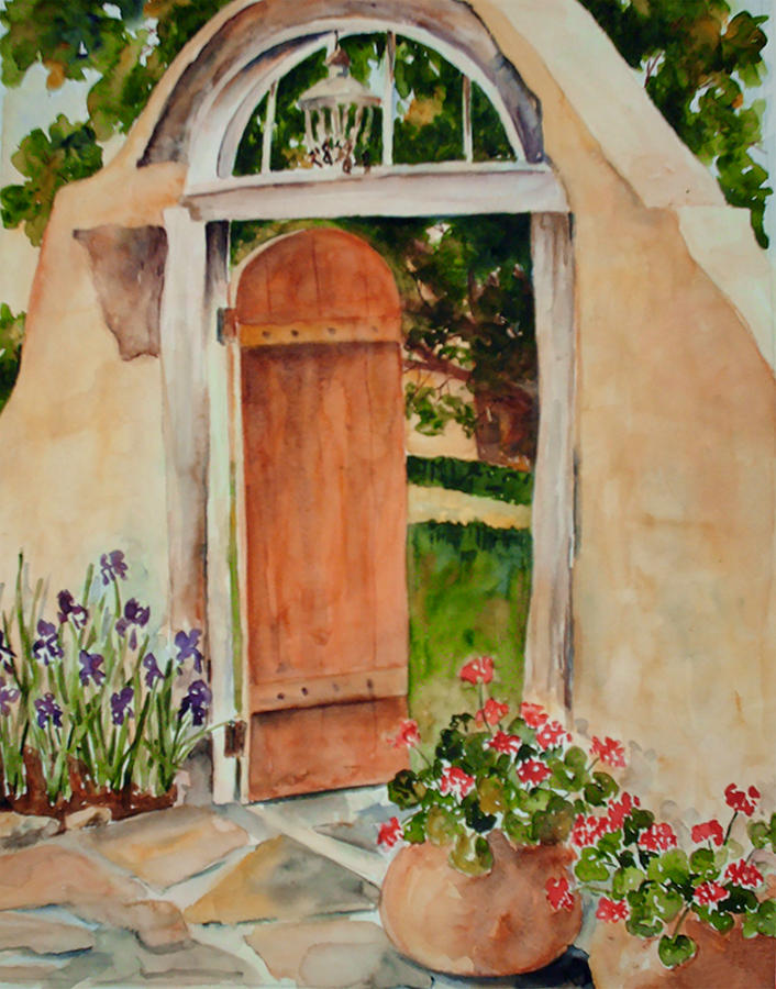 Josephinas Gate Painting by Sally Quillin