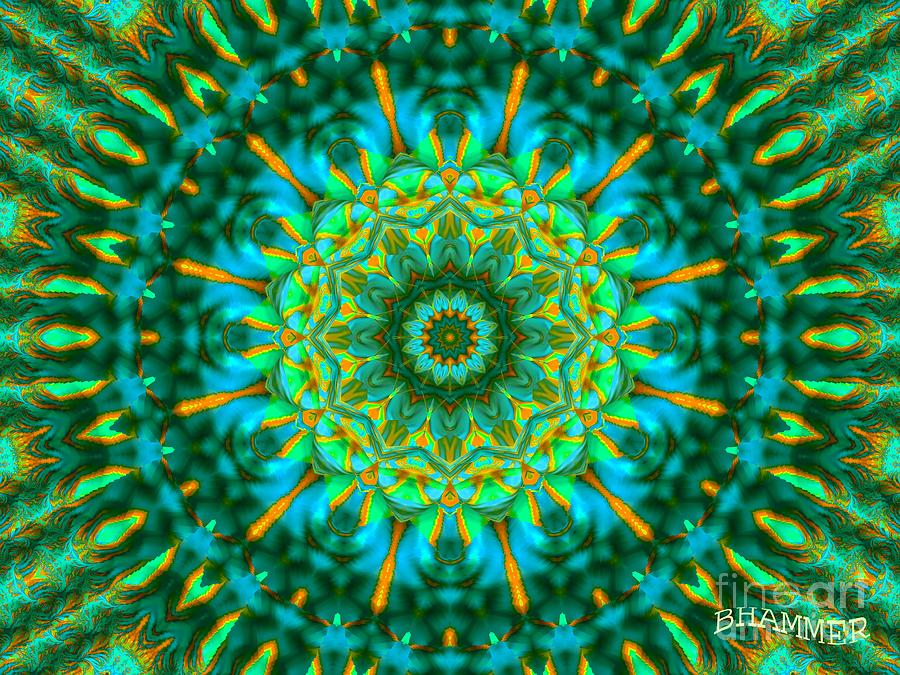 Colorful Digital Art - JOY #1 by Bobby Hammerstone