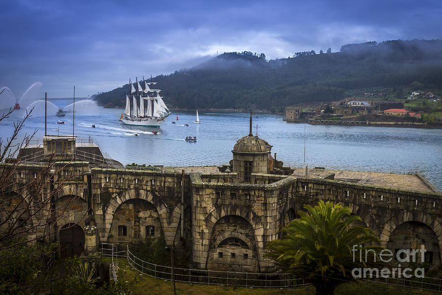 Juan Sebastian Elcano arrival to the port of Ferrol Photograph by Pablo Avanzini