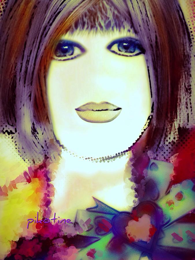 Julienne Digital Art by Pikotine Art - Fine Art America