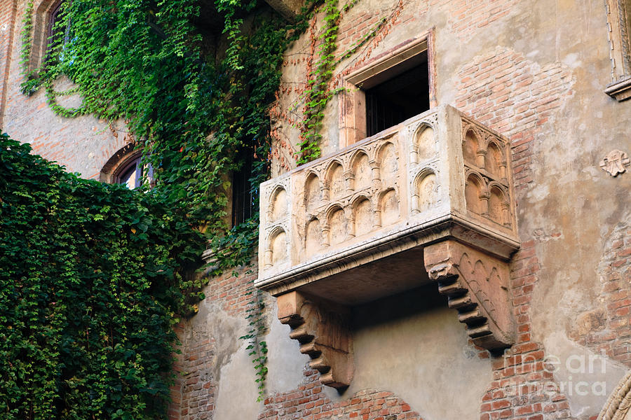 Juliets balcony in Verona Italy #1 Photograph by Matteo Colombo