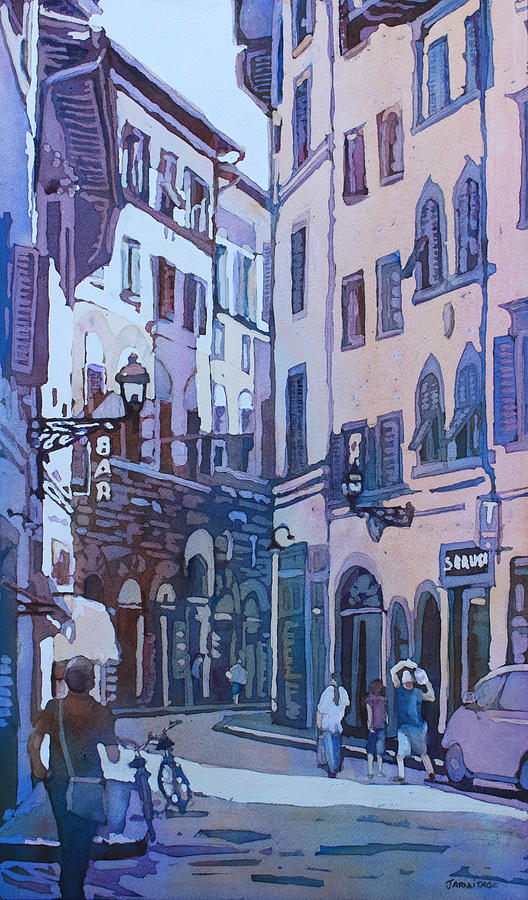 July in Florence #2 Painting by Jenny Armitage