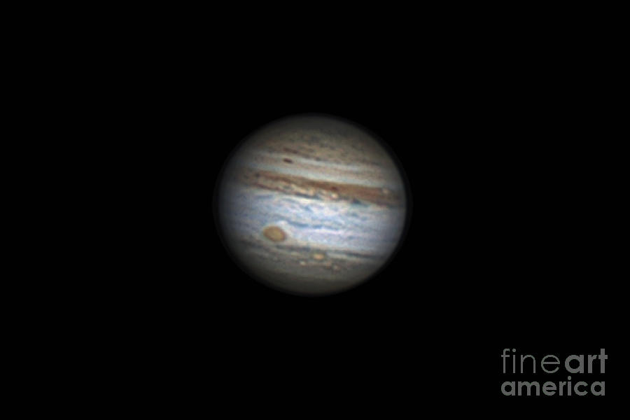 Jupiter With Great Red Spot & Red Spot #1 Photograph by John Chumack