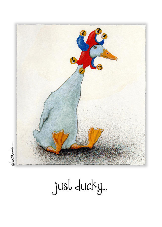 Just Ducky... #1 Painting by Will Bullas