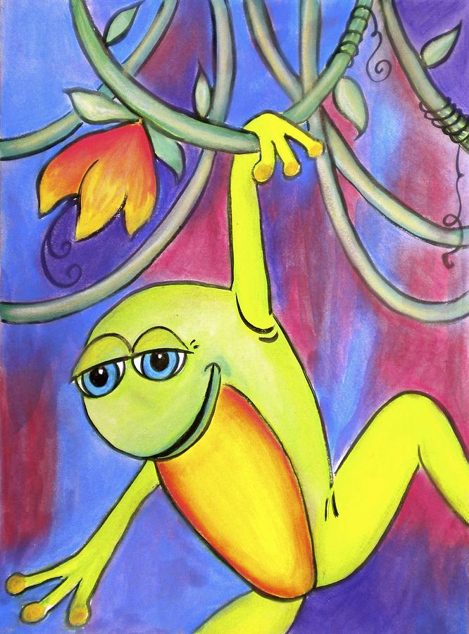 Just Hangin Painting by Debi Starr