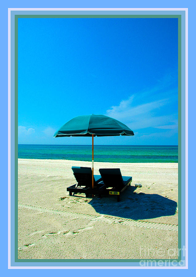 Just YOU and ME and The Beach #1 Photograph by Susanne Van Hulst