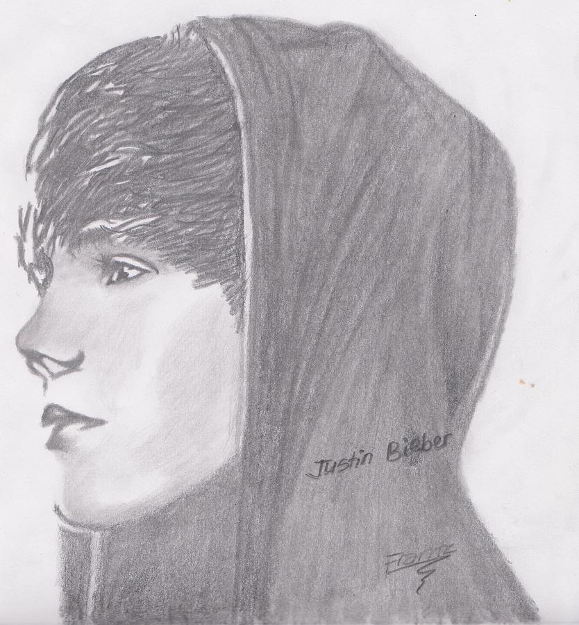 Learn How to Draw Justin Bieber with Sunglasses (Musicians) Step by Step :  Drawing Tutorials