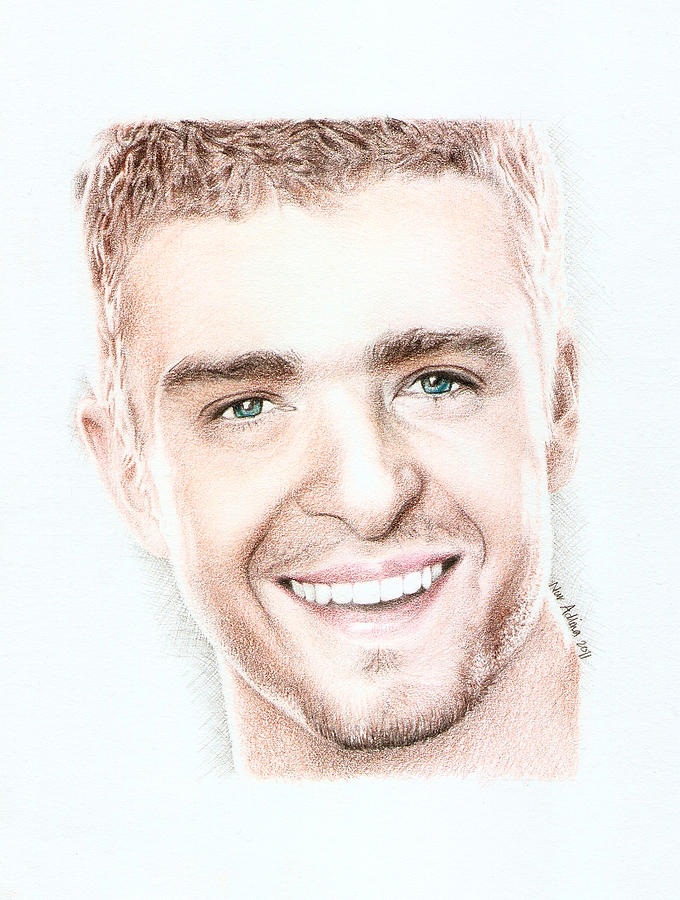 Justin Timberlake Drawing by Nur Adlina