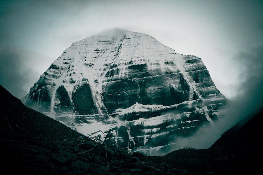 Kailas mountain Tibet Home of the Lord Shiva #1 Photograph by Raimond Klavins