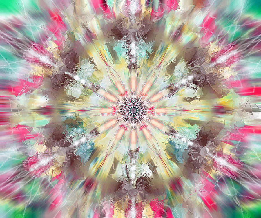 Abstract Digital Art - Kaleidoscope #1 by Savannah Gibbs