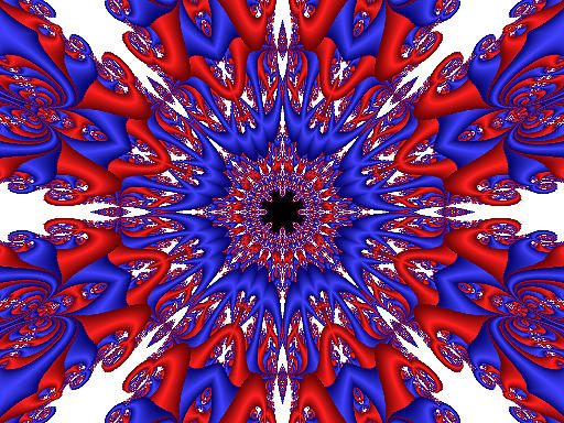 Fractal Painting - Kaleidoscopic Fractal #7 by Bruce Nutting