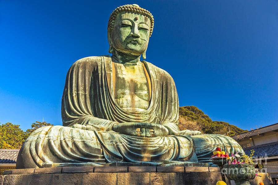 Kamakura Buddha - japan #1 Photograph by Luciano Mortula