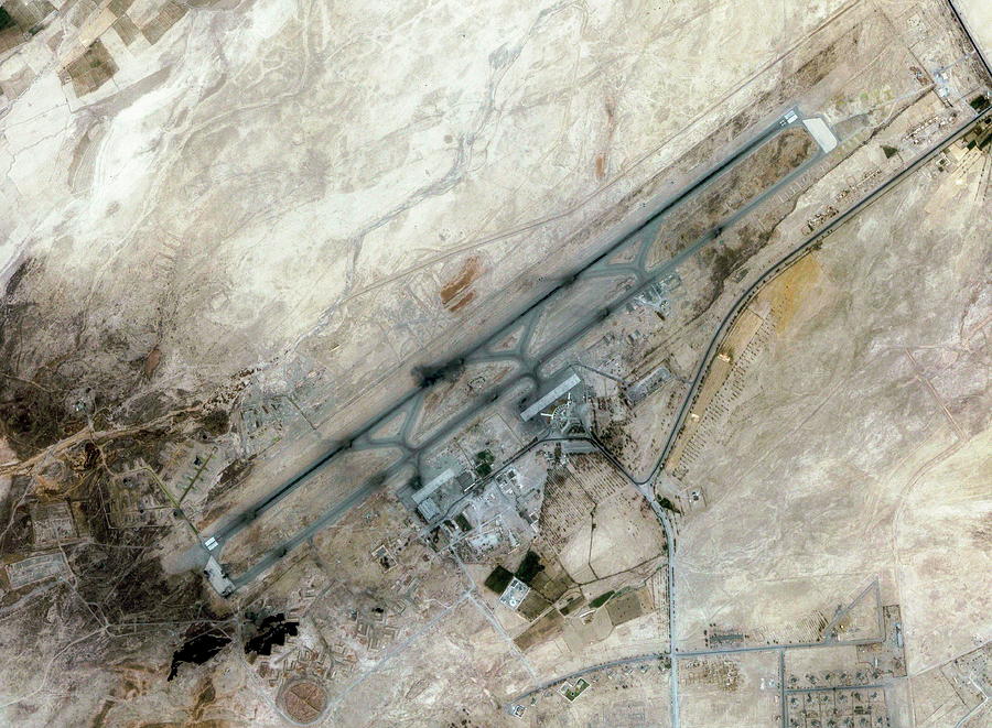 Airport Photograph - Kandahar Airport #1 by Geoeye/science Photo Library