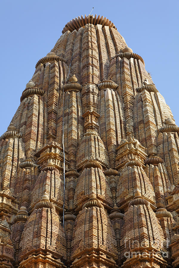 Architecture Photograph - Kandariya Mehedeva Temple at Khajuraho in India #1 by Robert Preston