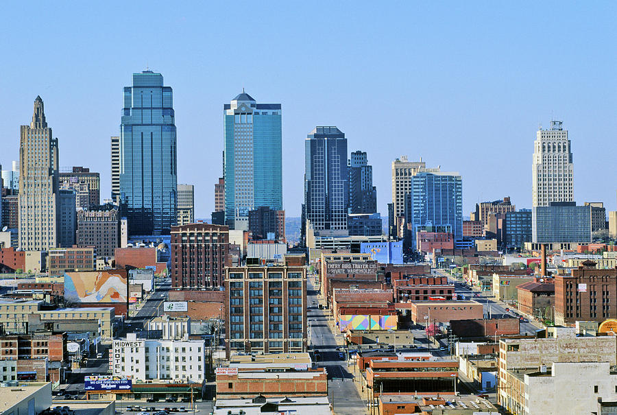 Kansas City Skyline From Crown Center Photograph by Panoramic Images ...