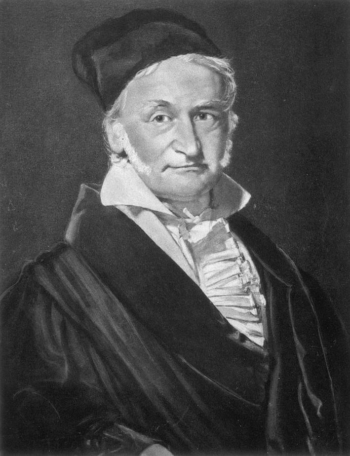Karl Friedrich Gauss #1 Painting by Granger