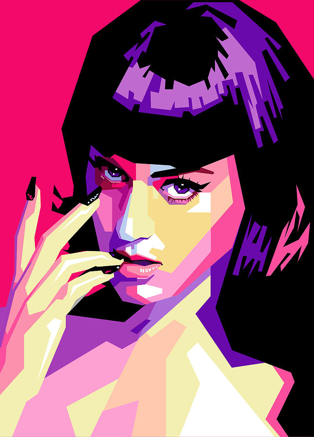 Music Digital Art - Katy Perry by Ahmad Nusyirwan