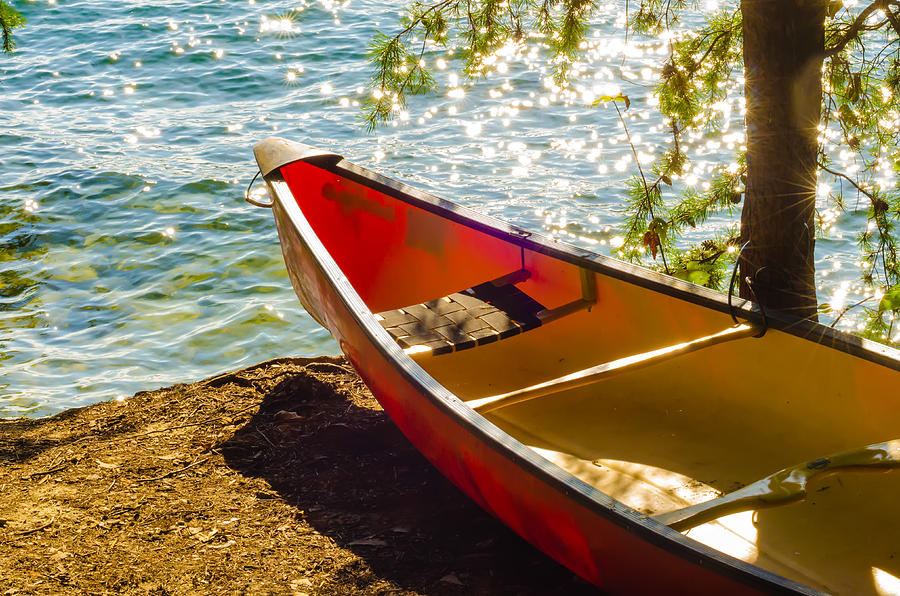 Kayak By The Water #1 Photograph by Alex Grichenko