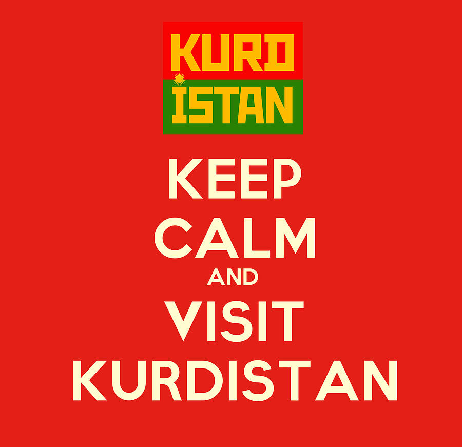 Keep Calm And Visit Kurdistan #1 Painting by Celestial Images