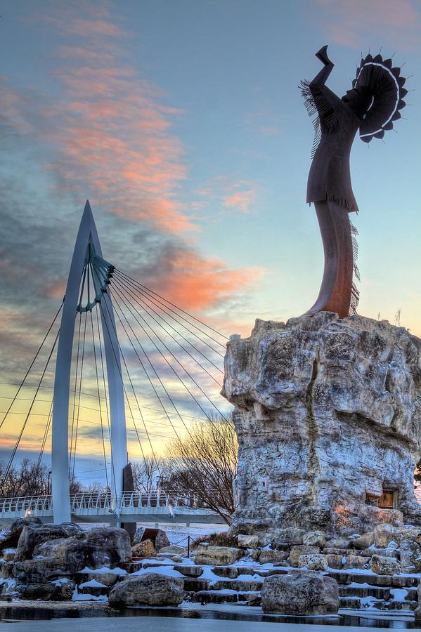 Wichita Photograph - Keeper of the Plains #1 by JC Findley