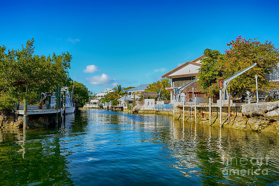 Key Largo Canal 3 #2 Photograph by Chris Thaxter