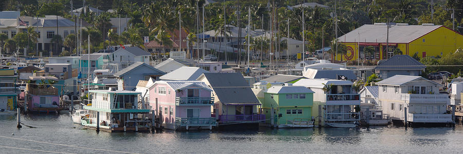 Key West Houseboats #1 Photograph by Ed Gleichman