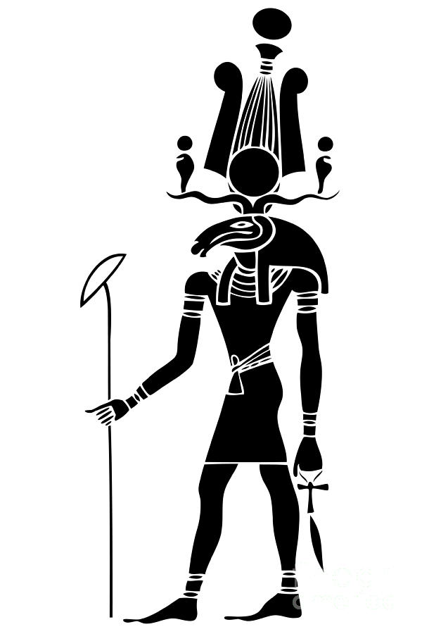 Khensu - God of ancient Egypt Digital Art by Michal Boubin - Fine Art ...