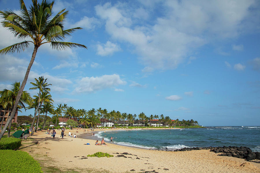 Kiahuna Beach, Poipu, Kauai, Hawaii Photograph by Douglas Peebles ...