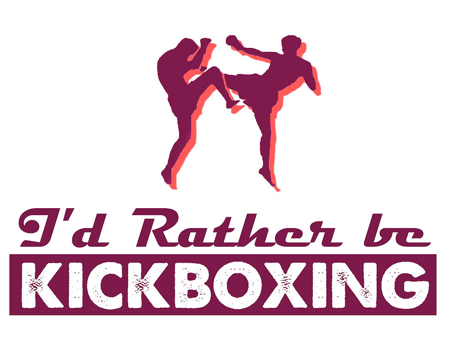 Kick Boxer - Kickboxing #1 Painting by MotionAge Designs