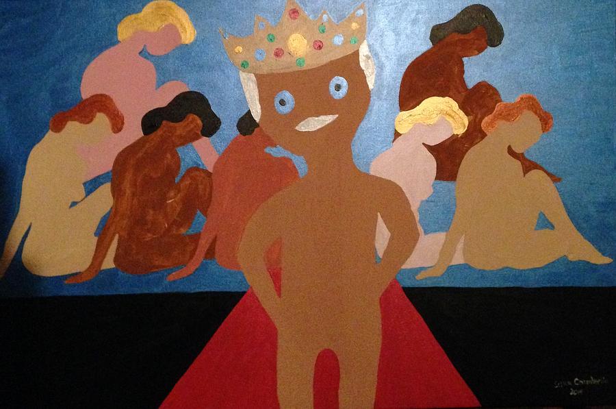 King #2 Painting by Erika Jean Chamberlin