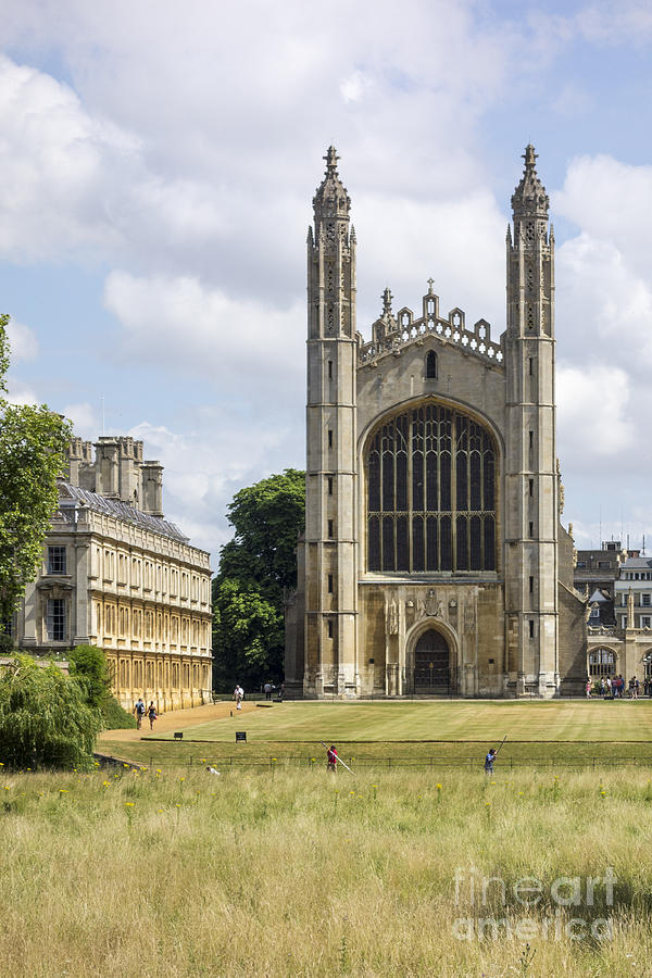 Kings College Chapel Cambridge from the Backs #1 Photograph by Keith Douglas