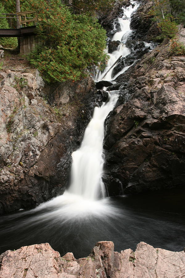 Kinsmen Park Waterfall #1 Photograph by Paula Brown