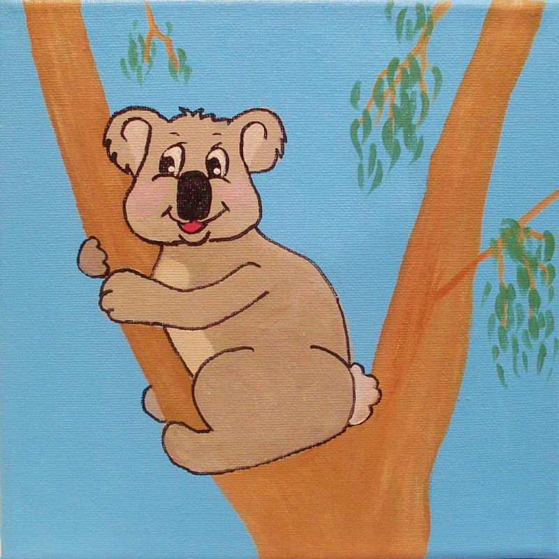 Koala #1 Painting by Anne Gardner