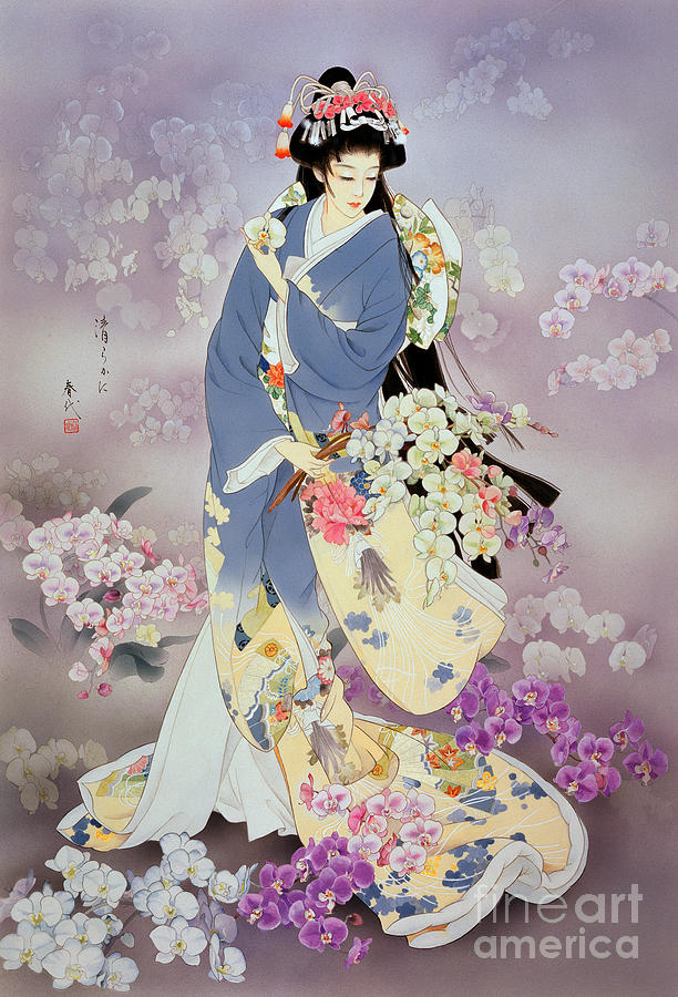 Kochouran Painting By Haruyo Morita Fine Art America