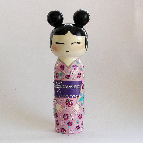 types of kokeshi dolls